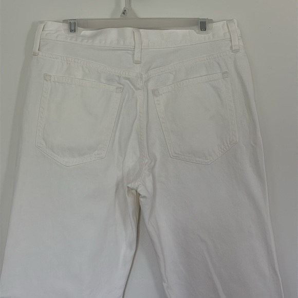 NWT J. Crew Mid Rise Straight Leg Relaxed Slouchy 1984 Rigid White Denim Jeans - Picture 7 of 10